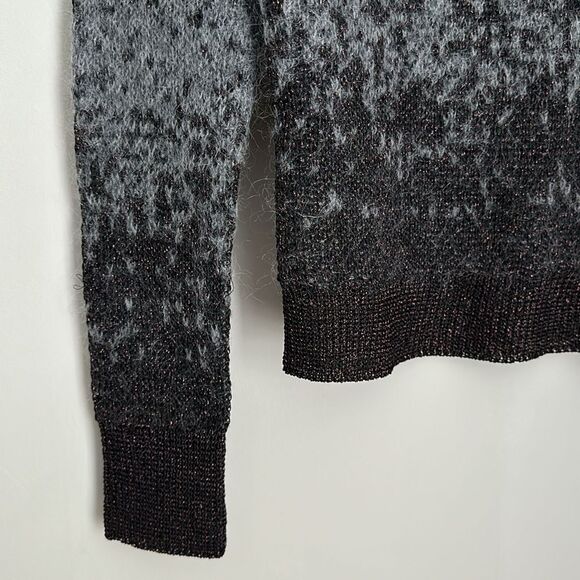Antonio Melani Women’s Sweater Grey Wool Blend Metalic Size S - Picture 6 of 10